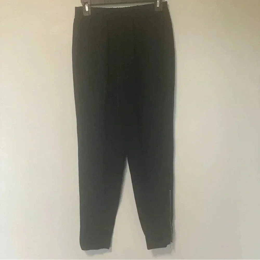 Everlane black zipper ankle pants